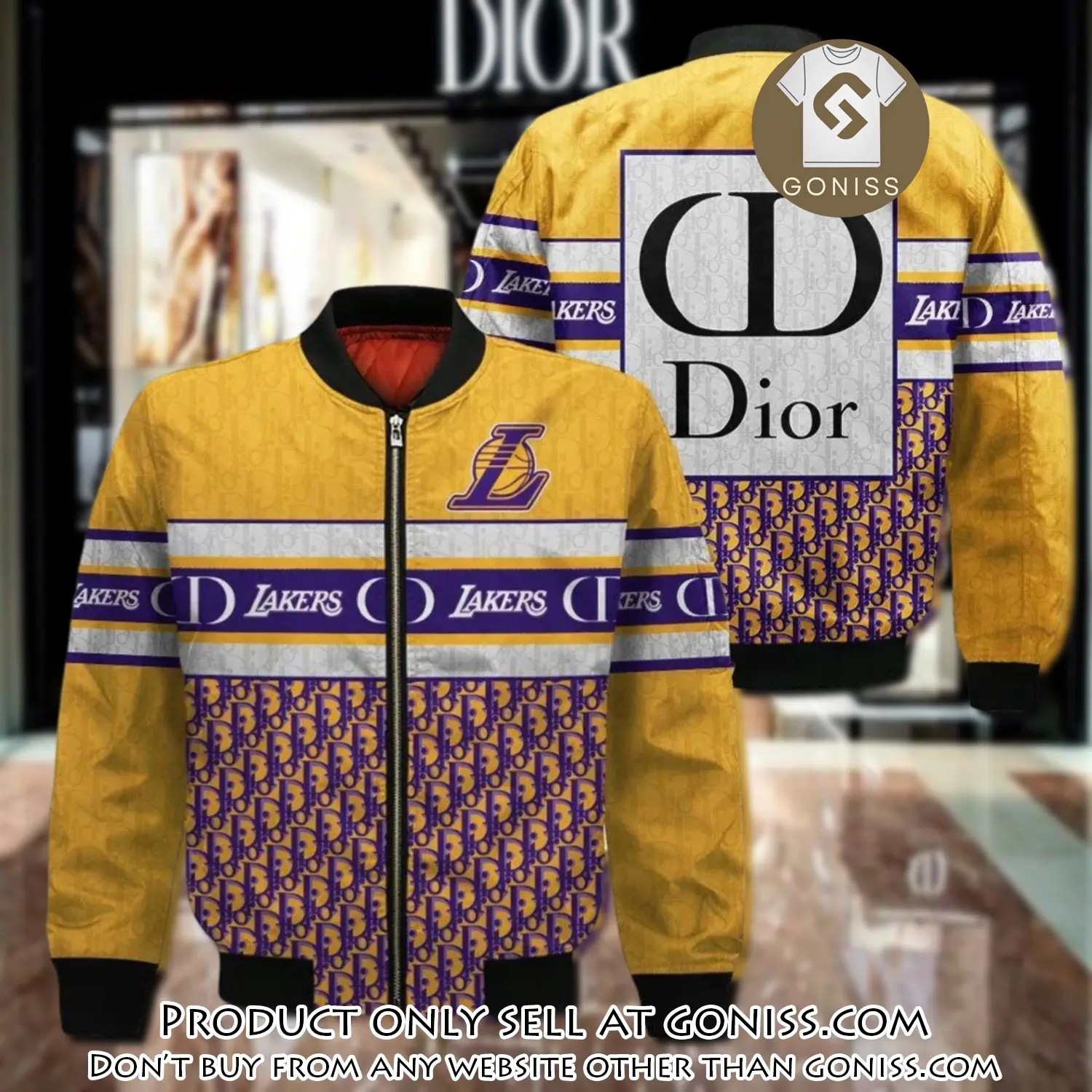 Dior nba lakers jacket luxury clothing clothes outfit for men gn5538714